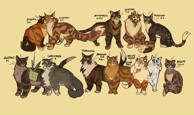 Новые дизайны Грозового племени (составы прямо перед т...