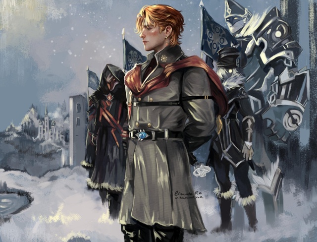 — Тарталья в форме офицера Снежной ❄️🫡
Потрясающие ...