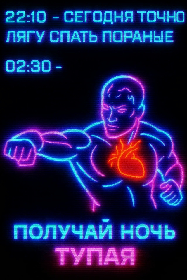 Я вообще каждый раз думаю лягу пораньше в часа 2 хотя бы...