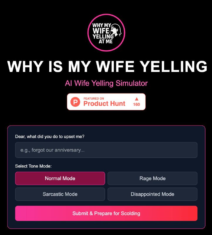 🐱Нейросеть спасёт ваш брак — Why Is My Wife Yelling at Me теперь говорит по-русски
• Пишете, в чём