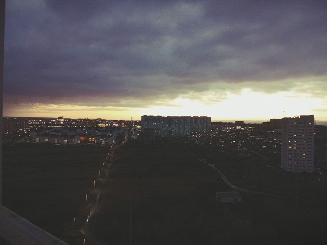 Фото вчерашнего заката от нагих подписчиков