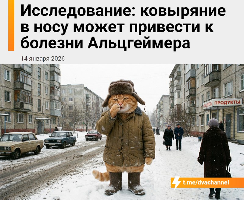 Привычка ковырять в носу может привести к болезни Альцгеймера, показало исследование
С грязных паль