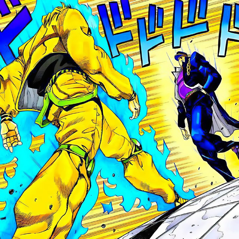 ⚡️Прошло 34 года с тех пор, как Араки подарил нам один из самых культовых кадров в манге.