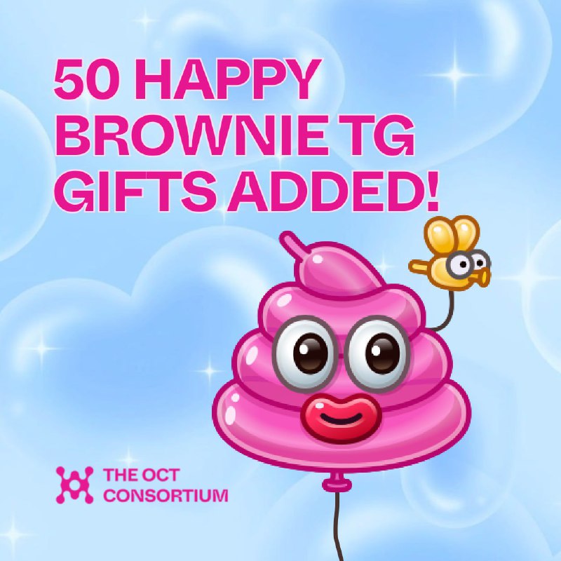 #OCT_Game 👛
:НОВЫЙ ПОДАРОК:
🎉 50 подарков "Счастливый Брауни" TG добавлены в обычную капсулу!
Нов