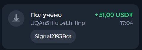 #Signal2193 ⚡️
Моя статистика:
Дата моего входа в проект: 10.04.2026
Сделал депозит: 1,745 usdt 😎