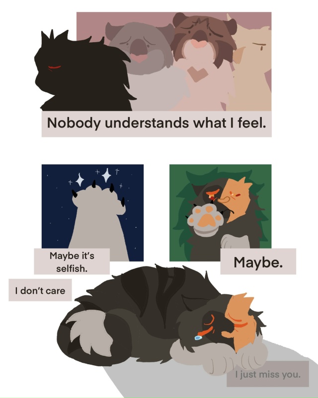 Никто не понимает, что я чувствую.
Может, это эгоистичн?...