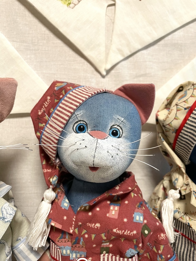 Котики джинсовые животики