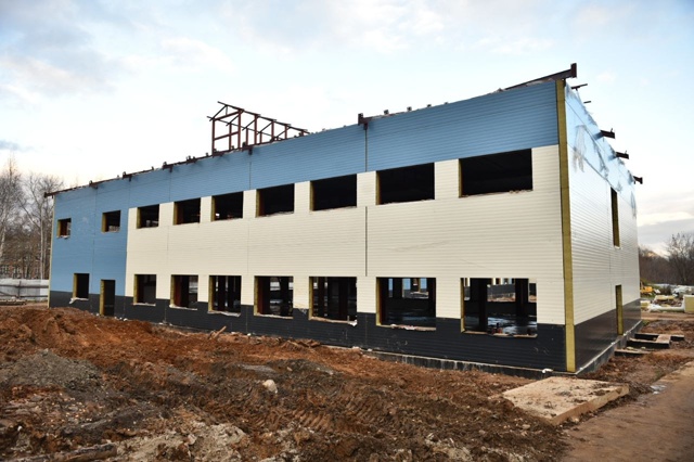 На объекте кипит работа: новая поликлиника на ул. Гогол...