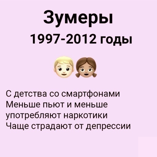 Чeм отличаются бумeры, миллeниалы и зумepы