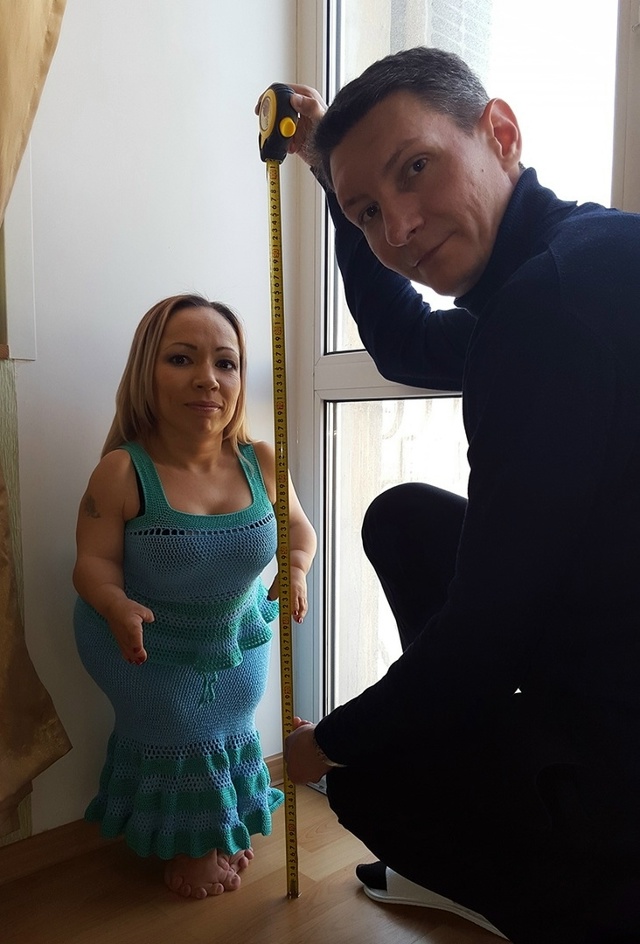 Таша Маяковская при росте 86,2 см. является самым малень?...