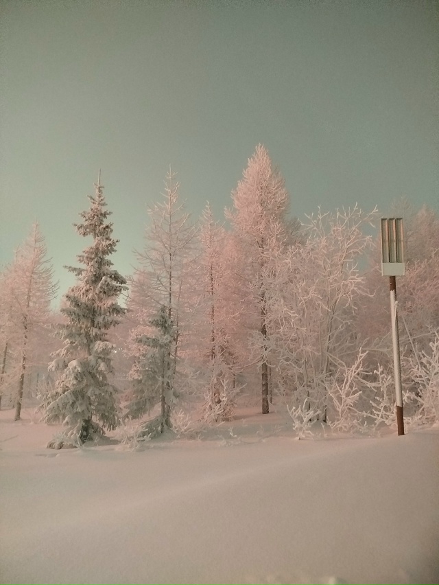 69 параллель, -41°С