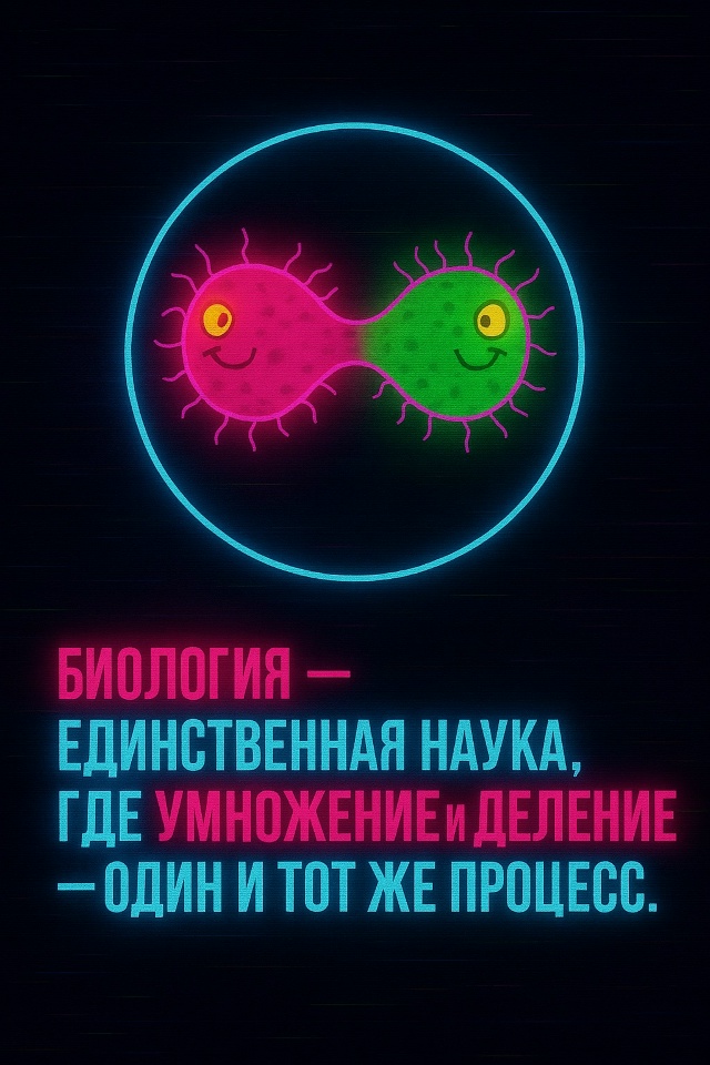 Минус на минус даёт плюс, а тут бактерия на бактерию да?...