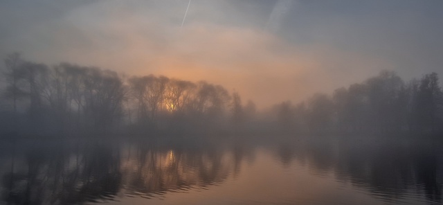 Туманное утро на оз. Пионер... 🤳 (ноябрь'25)