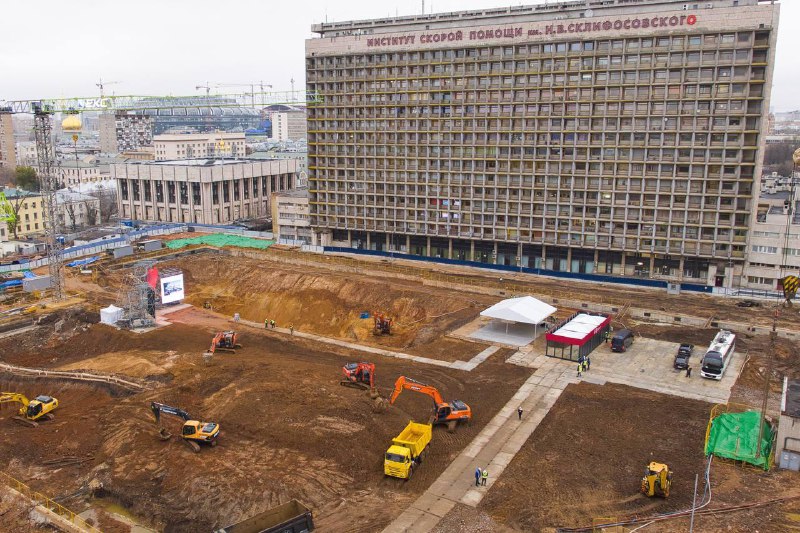 🏥Так будут выглядеть Склиф после обновления Он станет современным медицинским центром будущего с с