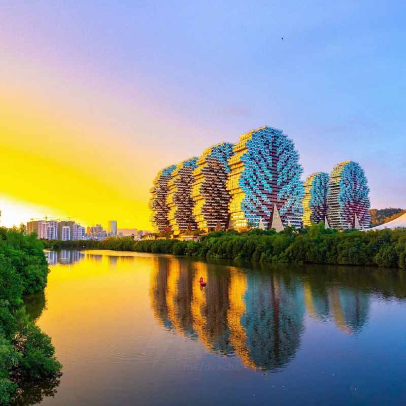 Китайский курорт Санья зимой превратился в местные Сочи: пляжи там почти полностью заняты отдыхающим