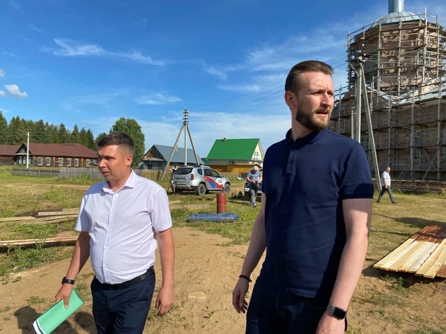 О завершении восстановления пешеходного моста в посел...