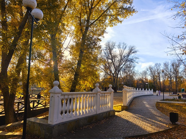 😍 Золотая осень в парке Строителей