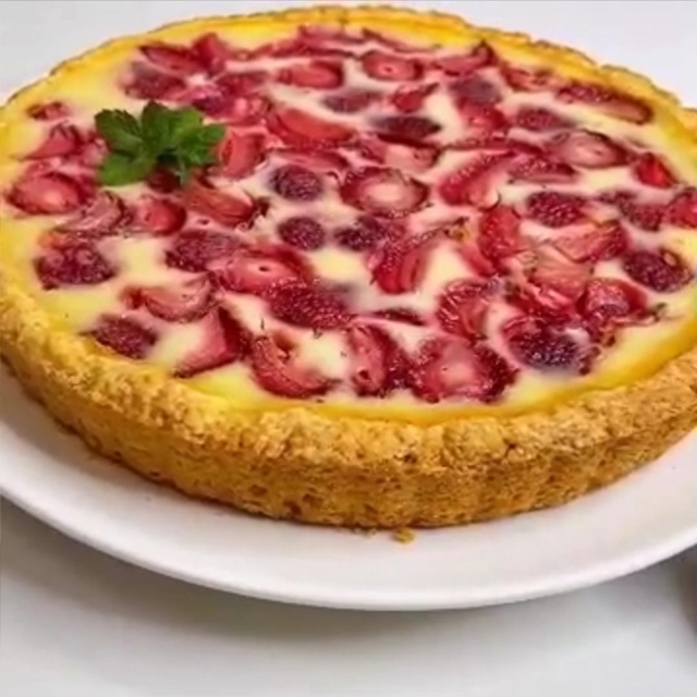Вкуснейший клубничный пирог, от КОТОРОГО вы будете без...