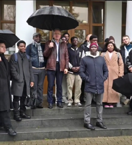 Африканские студенты московских вузов, участники сооб...