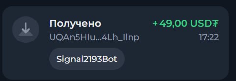 #Signal2193 ⚡️
Моя статистика:
Дата моего входа в проект: 10.04.2026
Сделал депозит: 1,745 usdt 😎