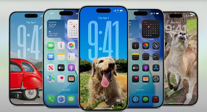 📱Вышла новая iOS 26 на всех устройствах Apple
— Стиль жидкого стекла — полностью прозрачные иконки
