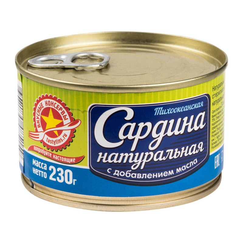 Мышьяк нашли в сардинах «Вкусные консервы»
Специалисты зафиксировали превышение допустимой нормы по