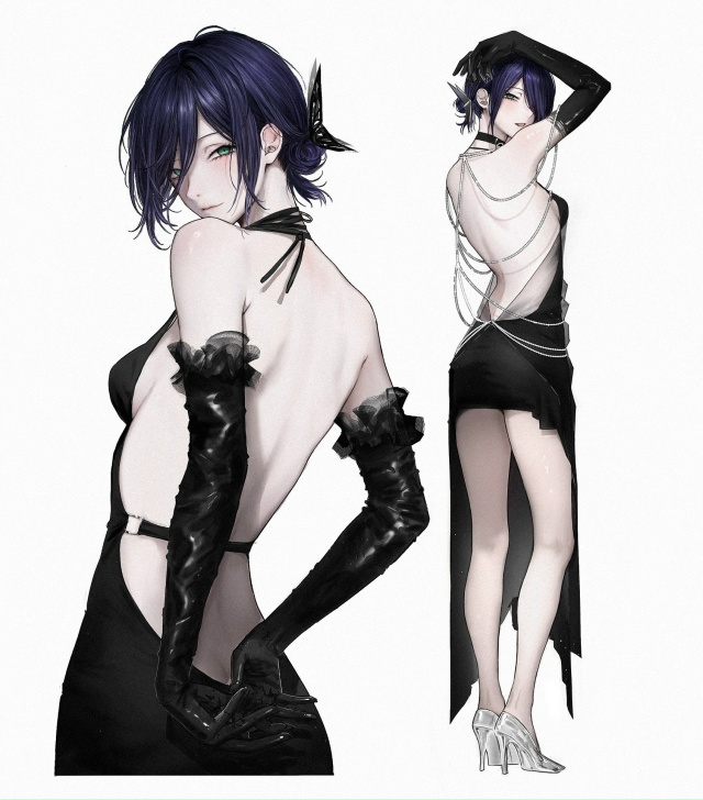 #Chainsaw_Man / Человек-бензопила
Взрывной ночки с Резе от ai...