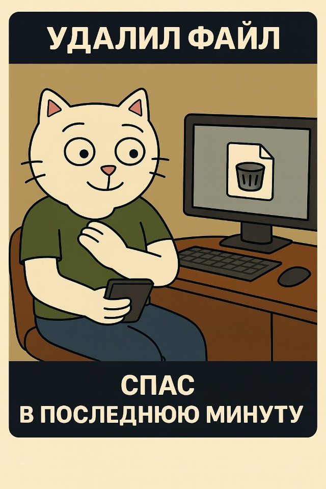 Думал — навсегда потерял важный документ.
А потом нахо...