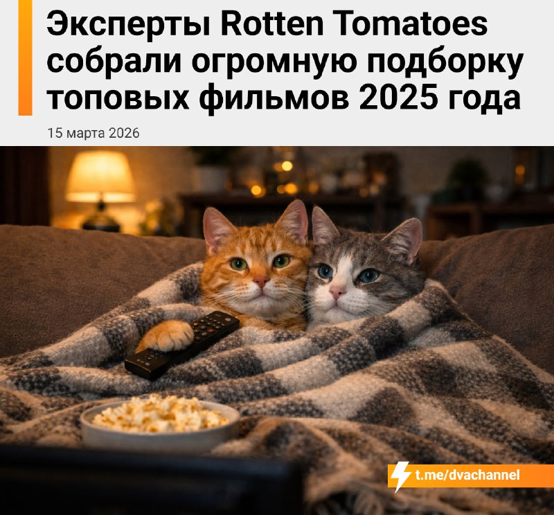 Критики Rotten Tomatoes выкатили огромную подборку топовых фильмов 2025 года — эксперты собрали кино