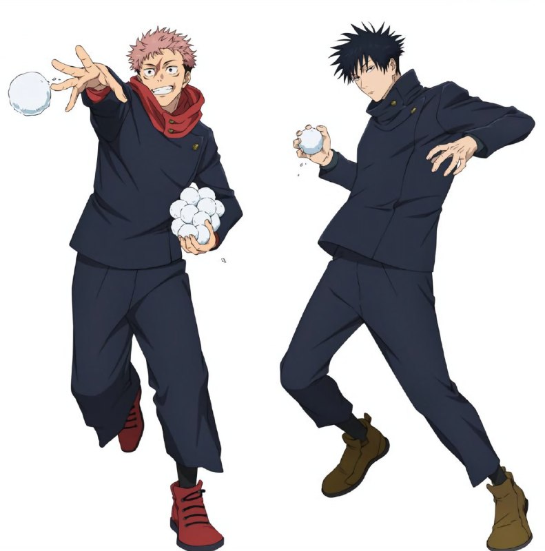 ⛄️Новая иллюстрация Юджи и Мегуми изи аниме «Магическая битва»
Премьера 3 сезона состоится 8 января