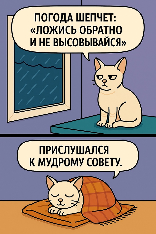 Лучше в тепле лежать