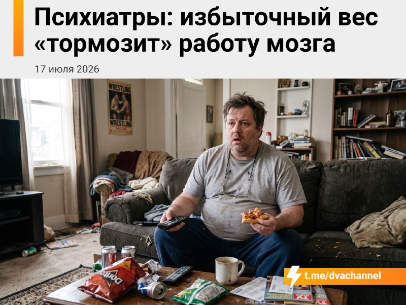 Толстожопые люди глупее худых,заявили психиатры
Лишний вес тормозит работу мозга: он ухудшает памят