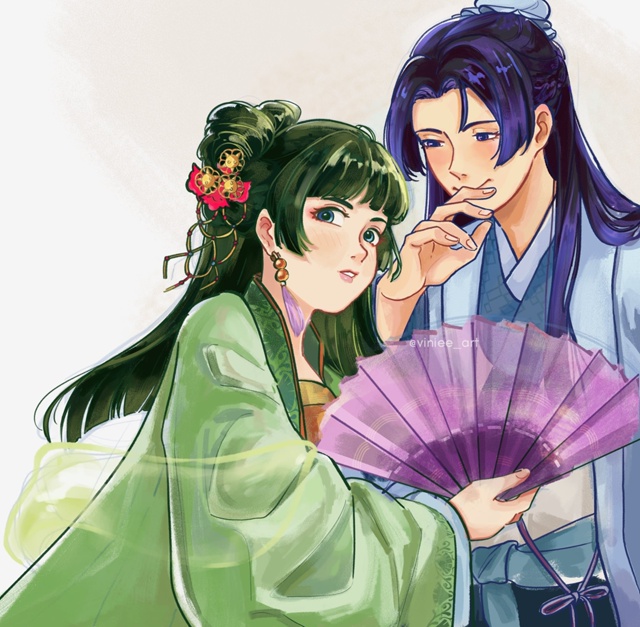 #Kusuriya_no_Hitorigoto / Монолог в аптечной лавке
Art: vinniee_art
(Дз?...