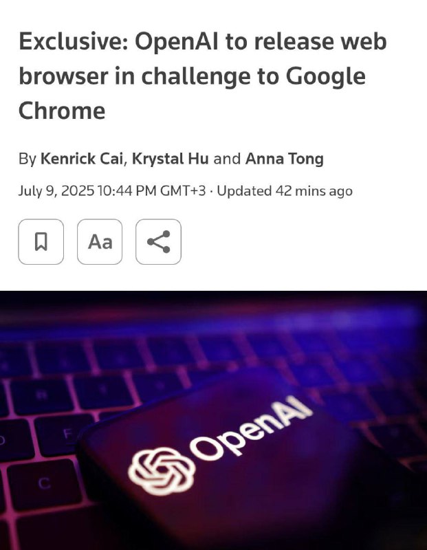 OpenAI бросает вызов Google — у ChatGPT в ближайшее время появится свой браузер. Сэм Альтман хочет в