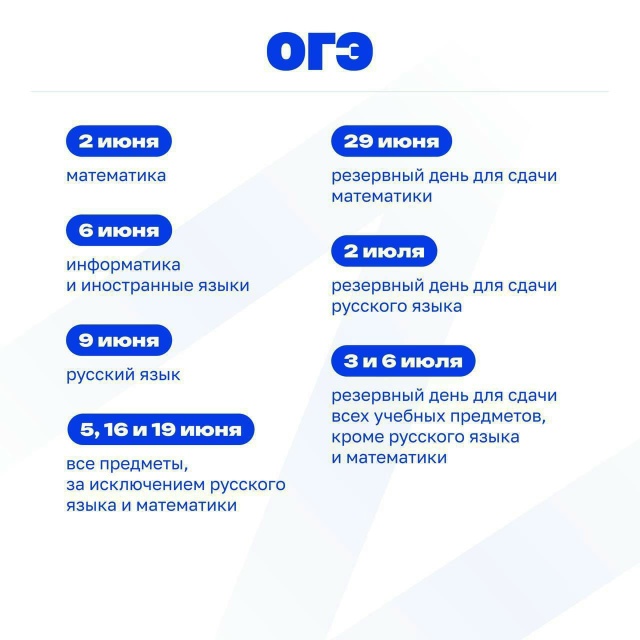 ⚡Минпросвещения определило даты проведения ОГЭ и ЕГЭ ...