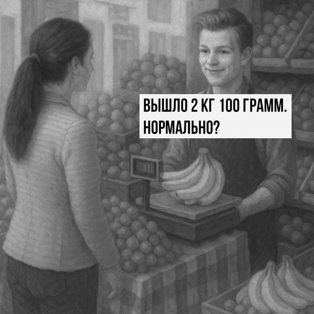 Ибо нечего так взвешивать)