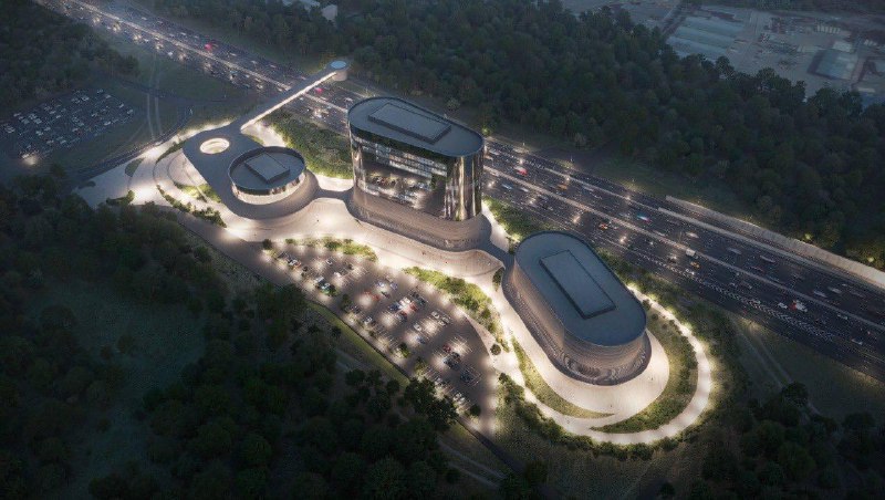 ⚫️ Появился обновлённый проект ТПУ «Липовая Роща» Рублёво-Архангельской линии
Станция будет находит