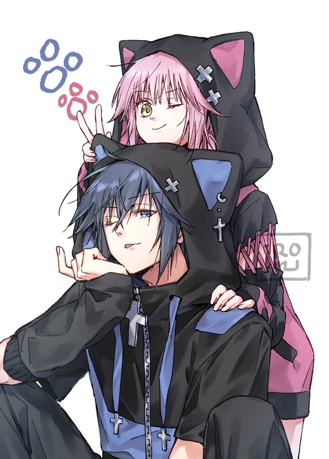 #Shugo_Chara / Чара-Хранители!
Art: iRoMiRMiromi
(Аму х Икуто)