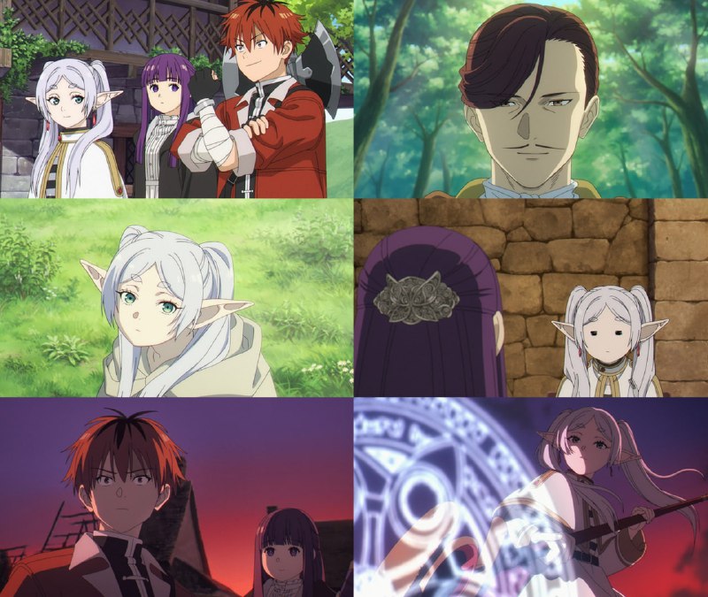 🍃Кадры ко второй серии 2 сезона аниме «Провожающая в последний путь Фрирен»
Выйдет 23 января 2026 г