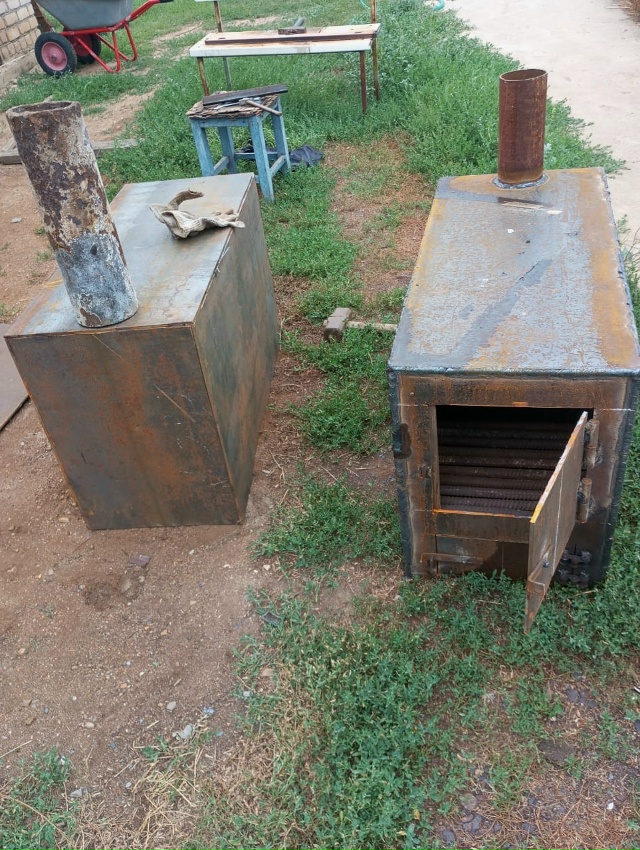 Продаётся печь для бани размер 90-40-60, металл 8 мм цена 20 ?...