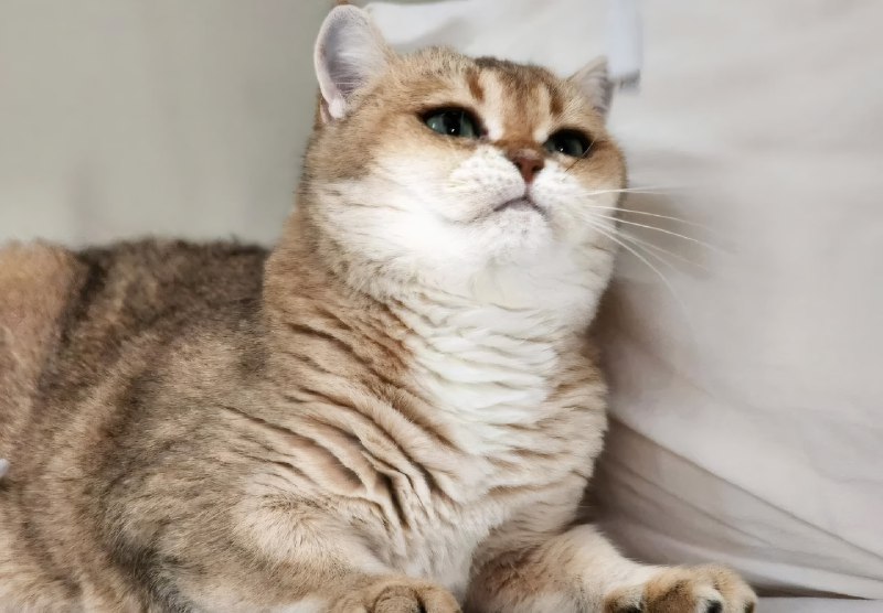 Тян показала свою кошку, у которой от природы такие ровные стрелки, будто глаза реально накрашены по