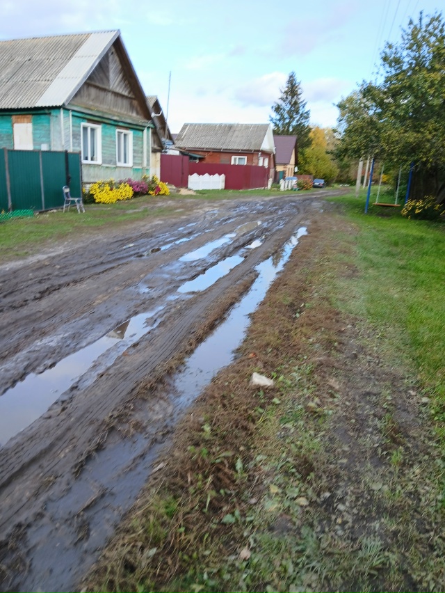 Дороги в деревне Красное Трубчевского Района Брянской...