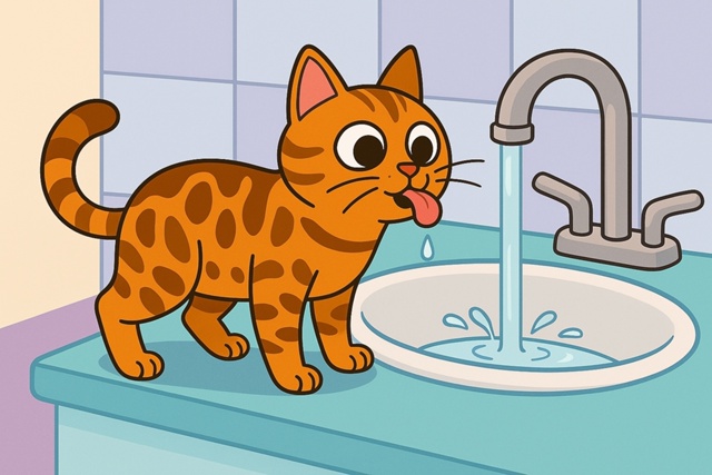 Бенгальские кошки
У них частично сохранился дикий инс?...