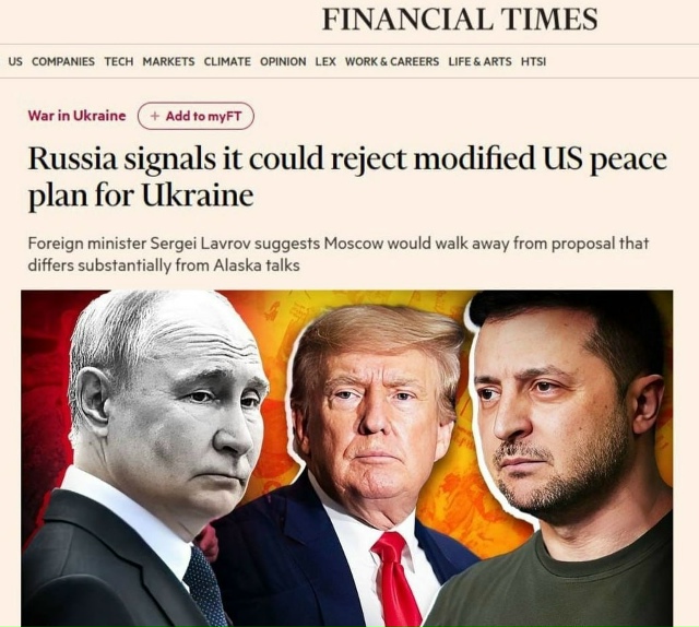 ⚡️Мирный план США может быть подписан уже 27 ноября.
?...