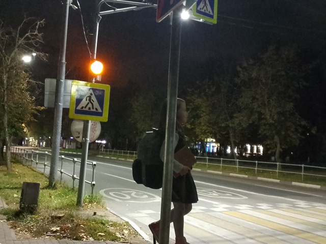 Вот честно, я шёл по тротуару и испугался)