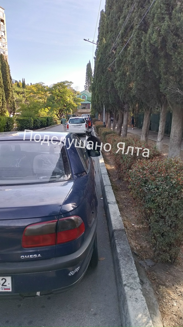 Товарищи ялтинские автолюбители. Никогда не сворачива...