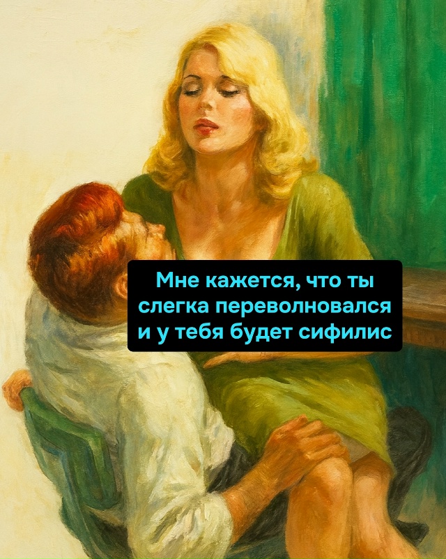 Все болезни от нервов, но сифилис он точно подхватил не...