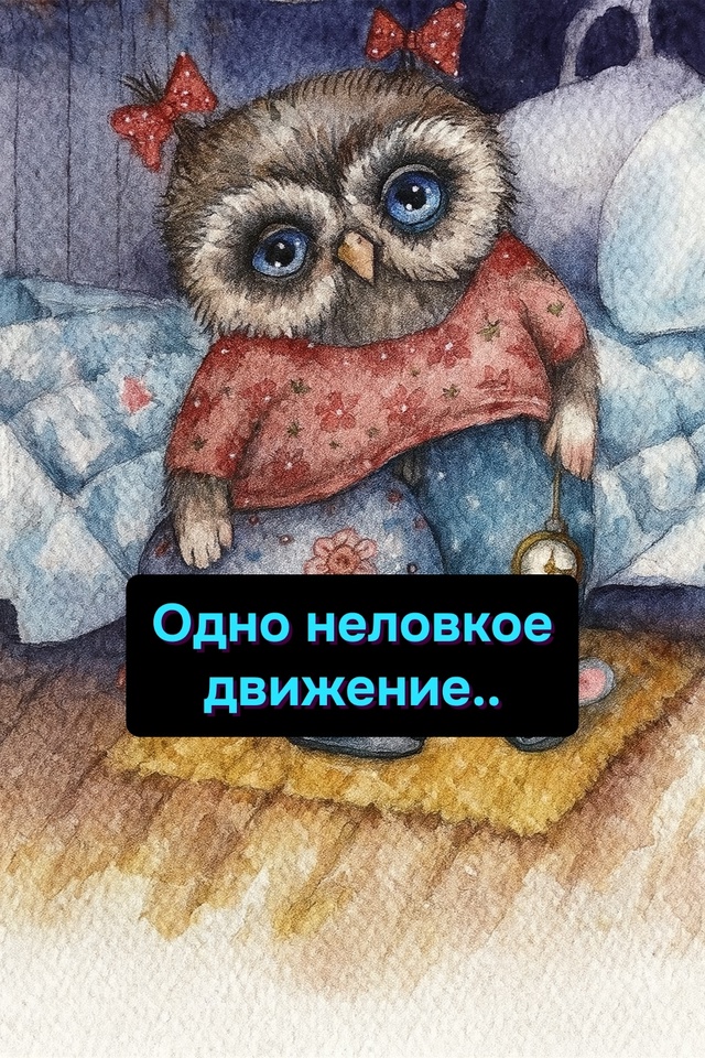 Утром важно не спешить... Особенно назад под одеяло