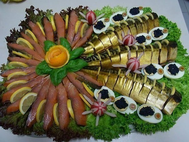 Как подать рыбку к праздничному столу