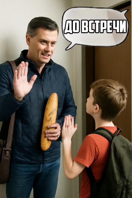 Международный день отца отмечается сегодня.
К сожалению твой ушел за хлебом.